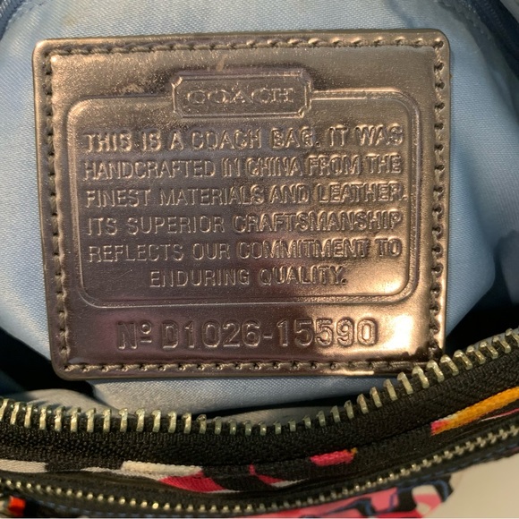 VINTAGE Coach Poppy Groovy Crossbody Bag - Picture 11 of 11